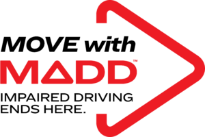 Move with MADD Logo